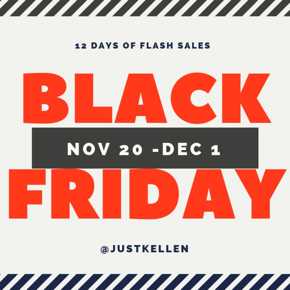 12 Days of BLACK FRIDAY FLASH SALES!!!